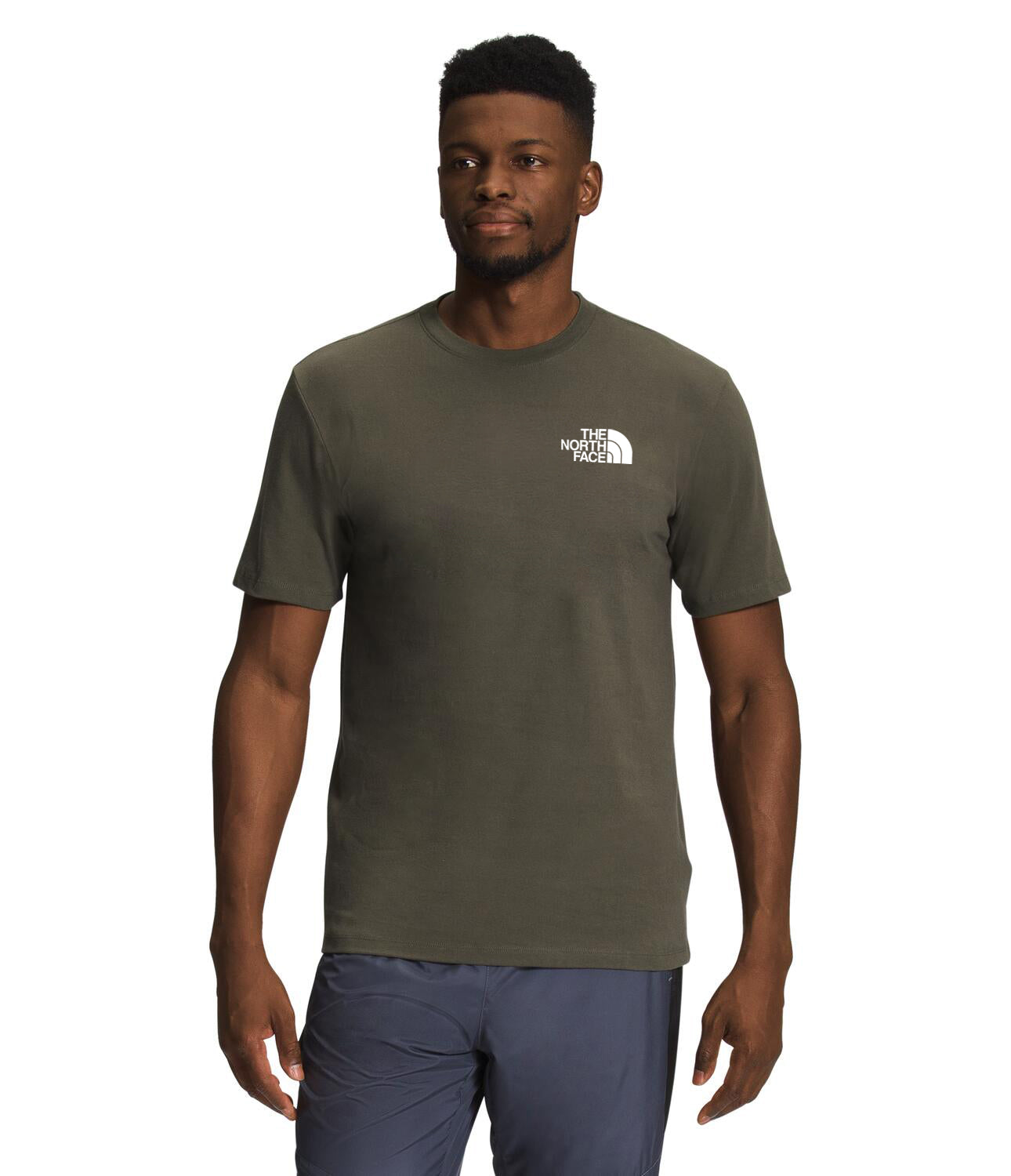 Camiseta Evolution Throwback Short Sleeve Tee Verde Hombre The North Face