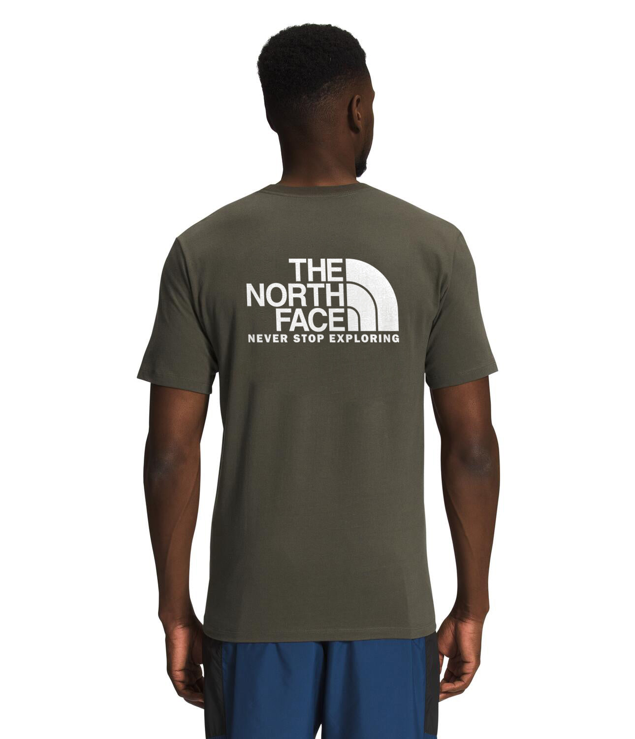Camiseta Evolution Throwback Short Sleeve Tee Verde Hombre The North Face