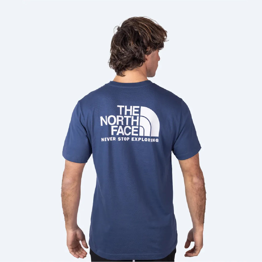 Camiseta Evolution Throwback Short Sleeve Tee Azul Hombre The North Face