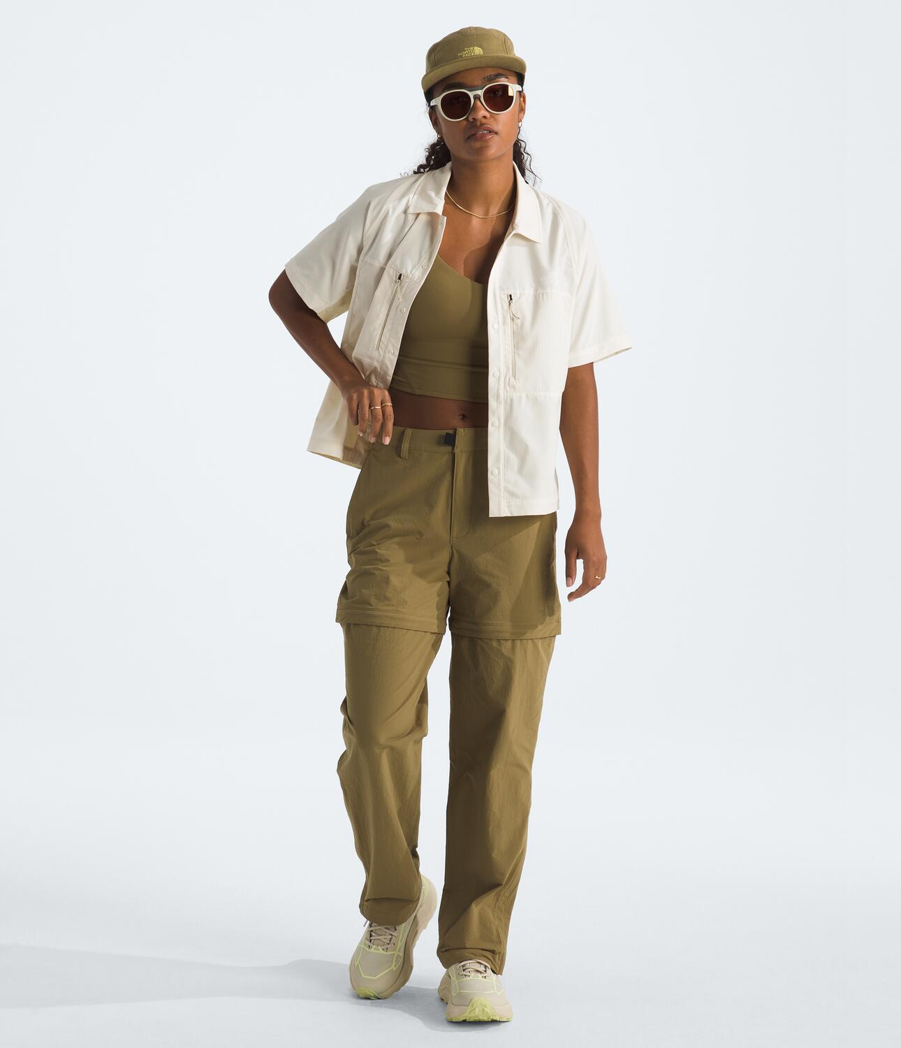 Camisa Trail Lightrange Ss Shirt Blanca Mujer The North Face