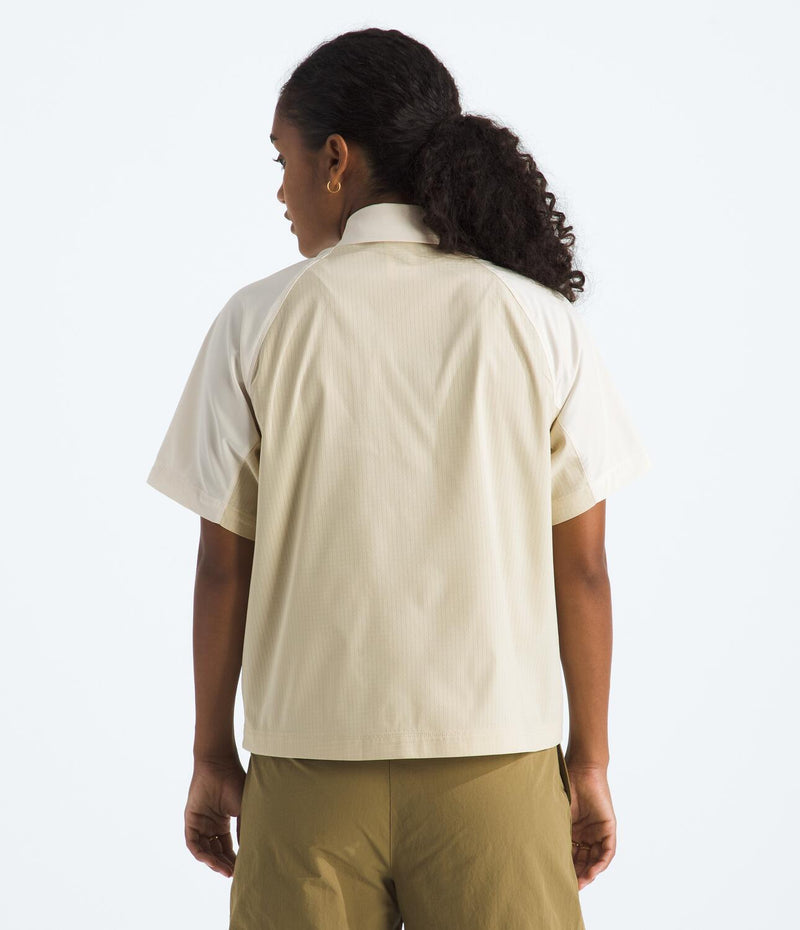 Camisa Trail Lightrange Ss Shirt Blanca Mujer The North Face