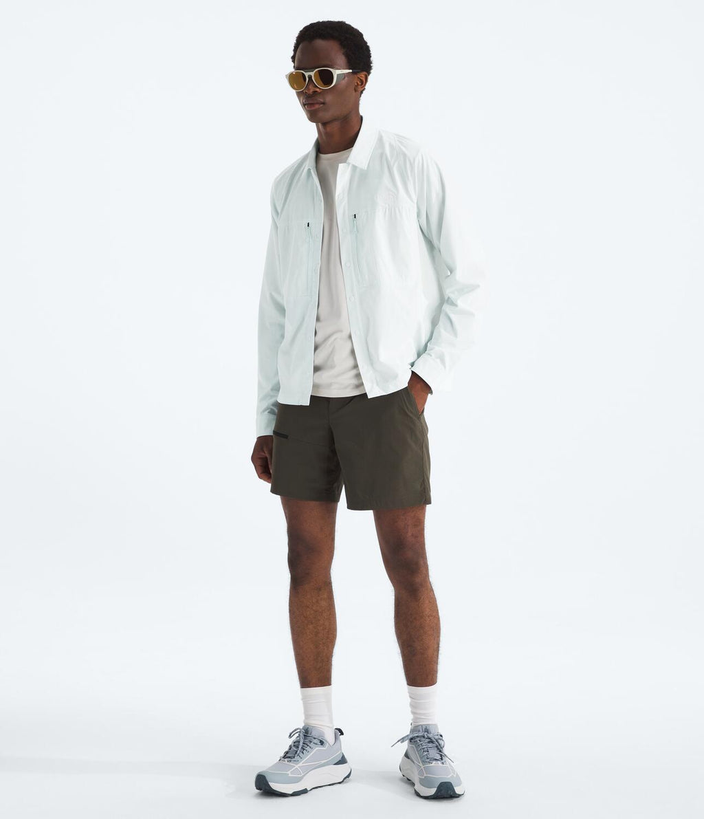 Camisa Trail Lightrange Ls Shirt Gris Hombre The North Face