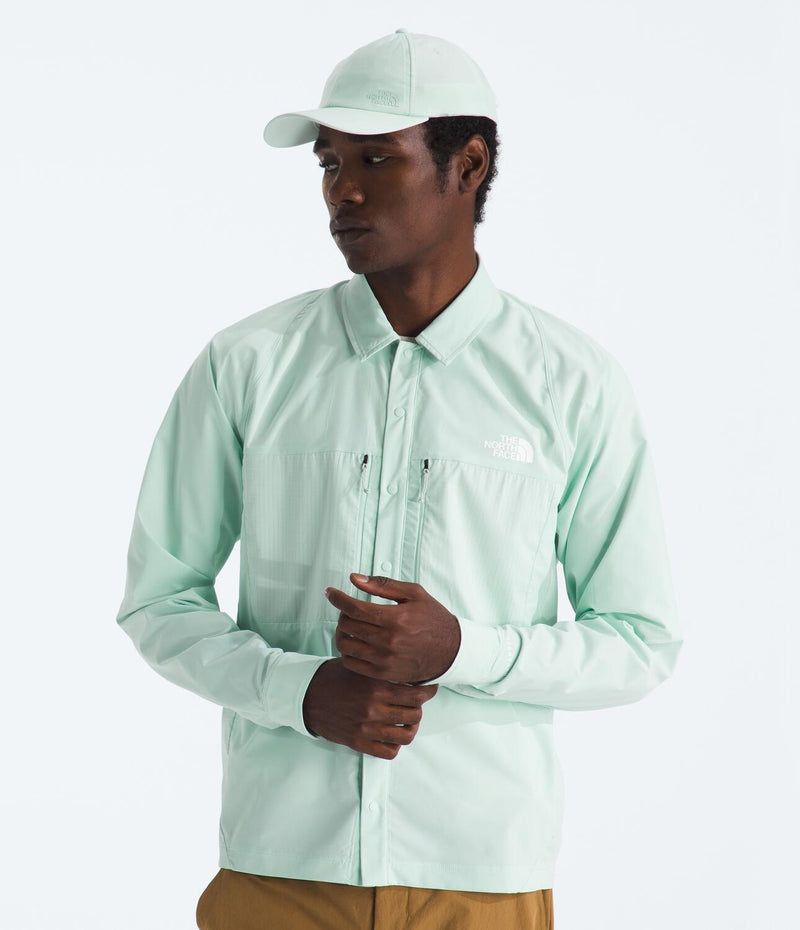 Camisa Trail Lightrange Ls Shirt Azul Hombre The North Face