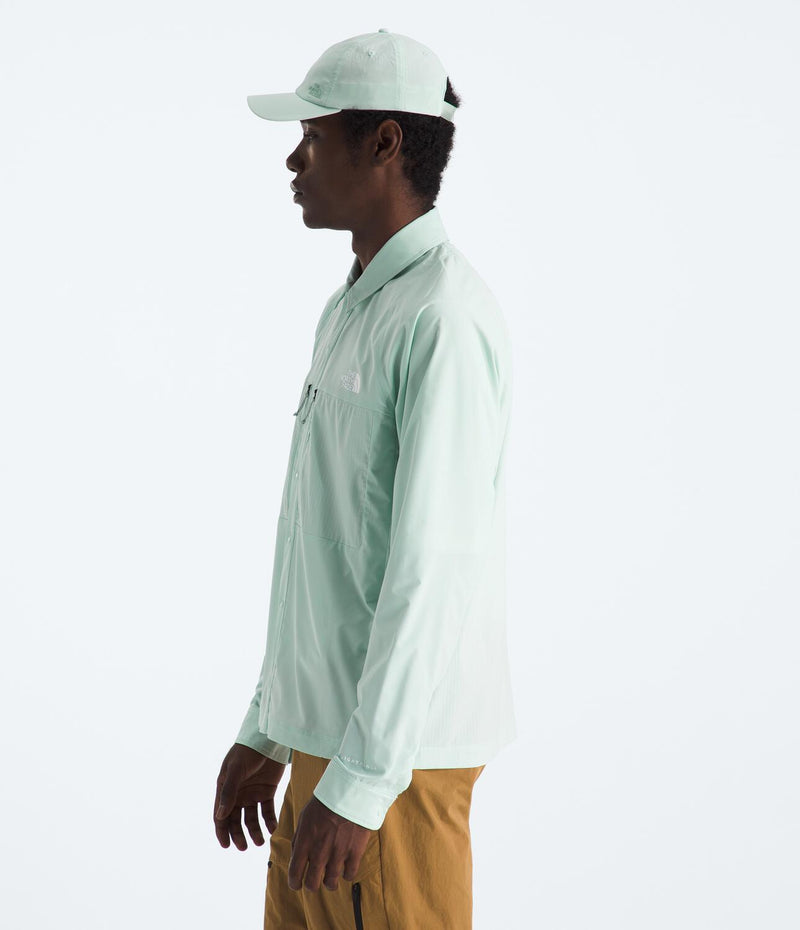 Camisa Trail Lightrange Ls Shirt Azul Hombre The North Face