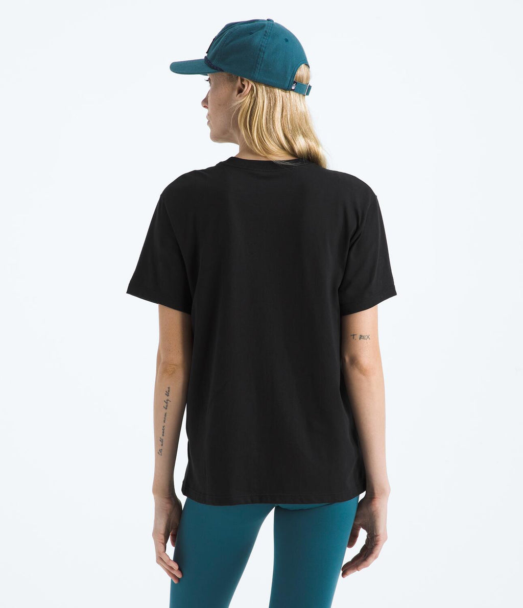 Camiseta Evolution Simple Dome Relaxed Short Sleeve Tee Negra Mujer The North Face
