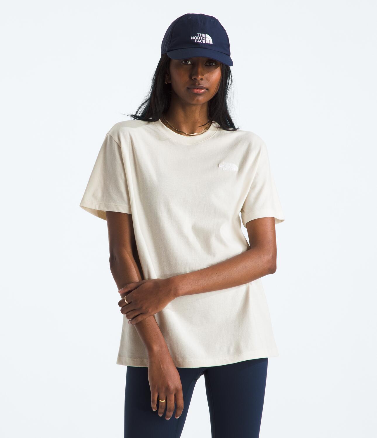 Camiseta Evolution Simple Dome Relaxed Short Sleeve Tee Blanca Mujer The North Face