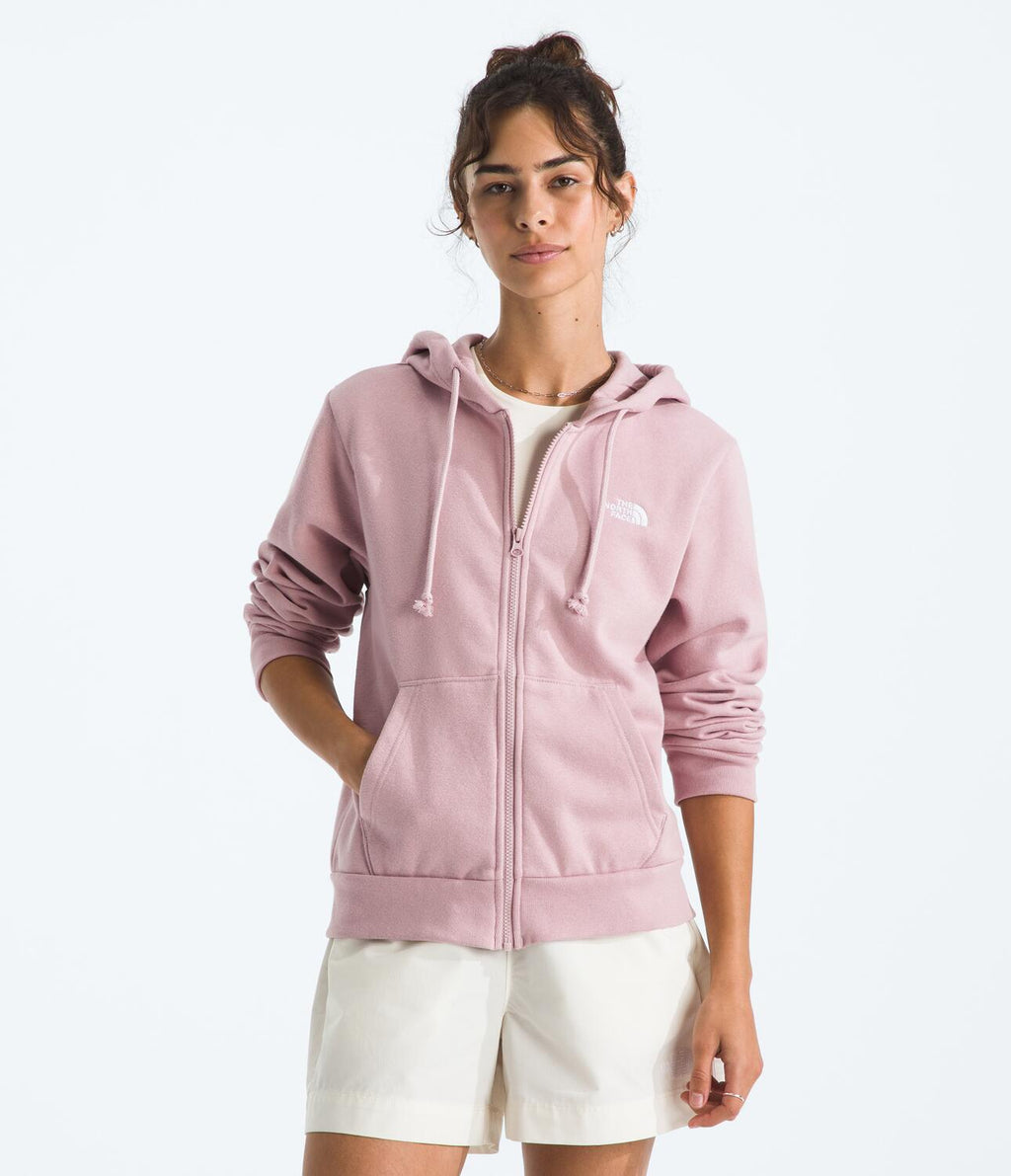 Buzo Evolution Simple Dome Full Zip Hoodie Rosado Mujer The North Face