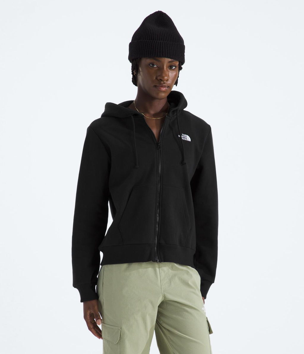 Buzo Evolution Simple Dome Full Zip Hoodie Negro Mujer The North Face