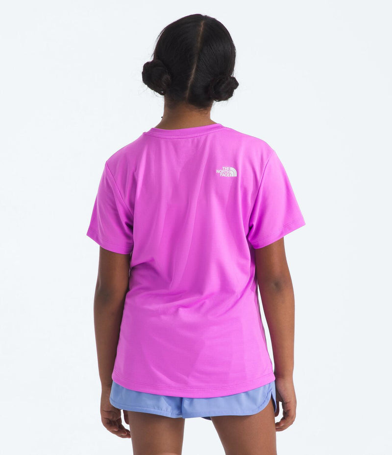 Camiseta Flex Ss Tee Rosado Niñas The North Face