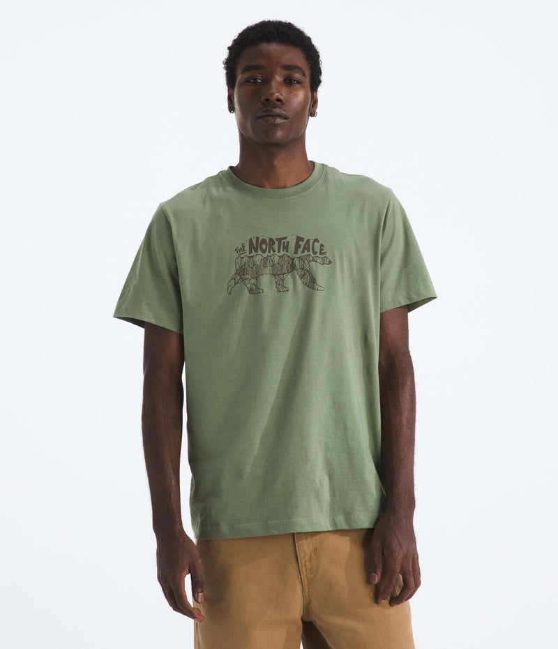Camiseta Evolution Tnf Bear Short Sleeve Tee-Graphic Verde Hombre The North Face - imagen 1