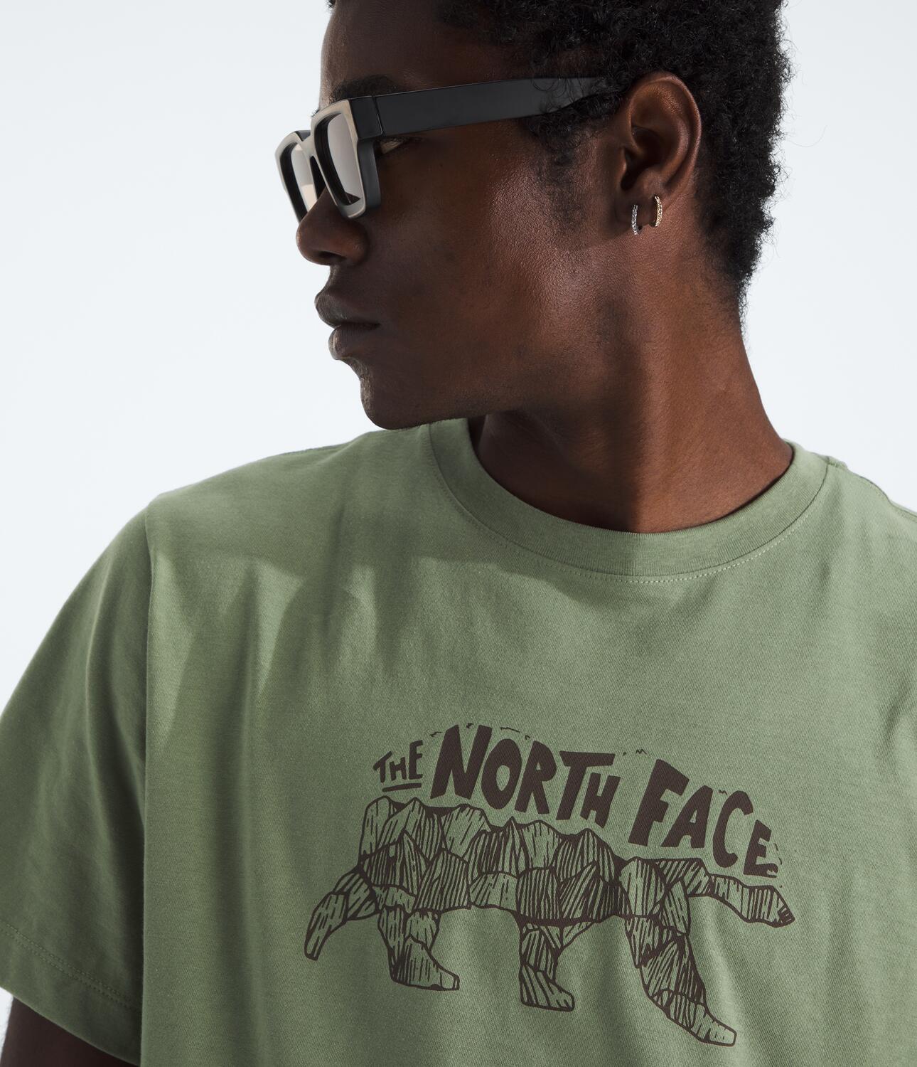 Camiseta Evolution Tnf Bear Short Sleeve Tee-Graphic Verde Hombre The North Face - imagen 3