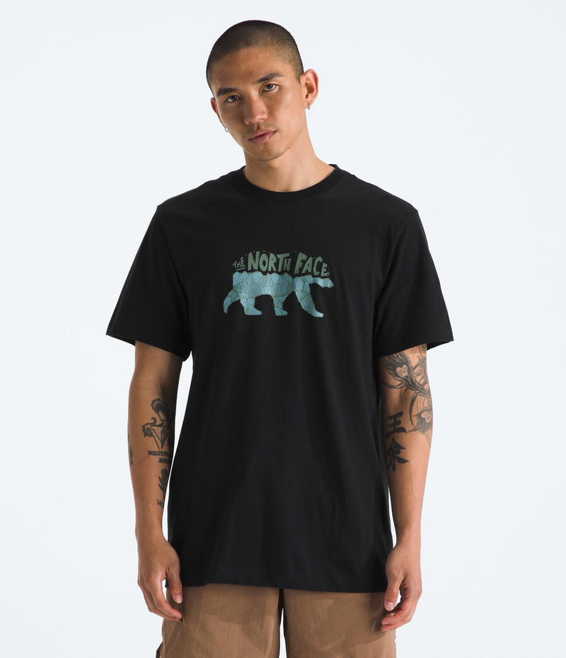 Camiseta Evolution Tnf Bear Short Sleeve Tee-Graphic Negra Hombre The North Face - imagen 1