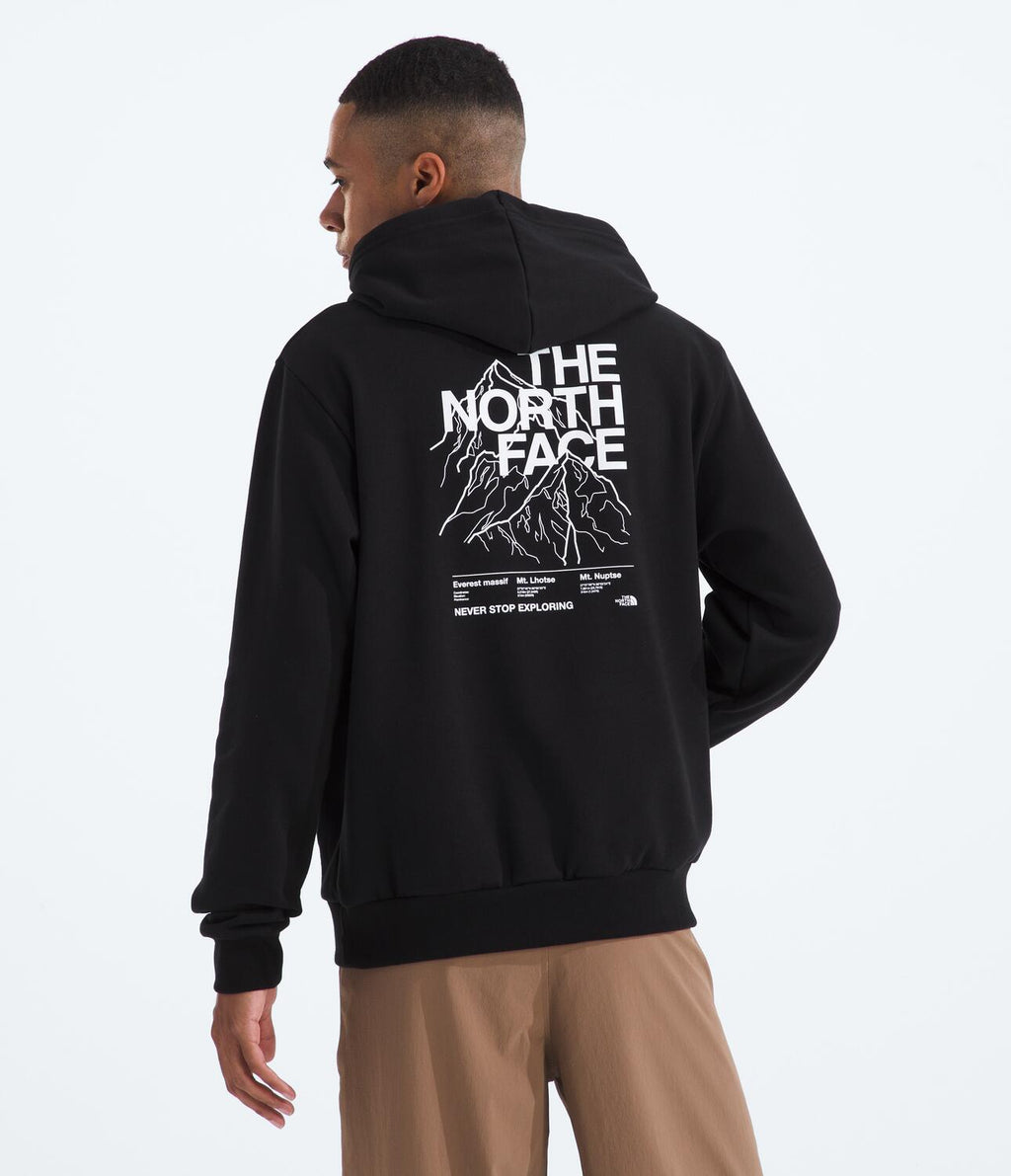 Buzo Evolution Half Dome Mtn Hoodie-Graphic Negro Hombre The North Face - imagen 2