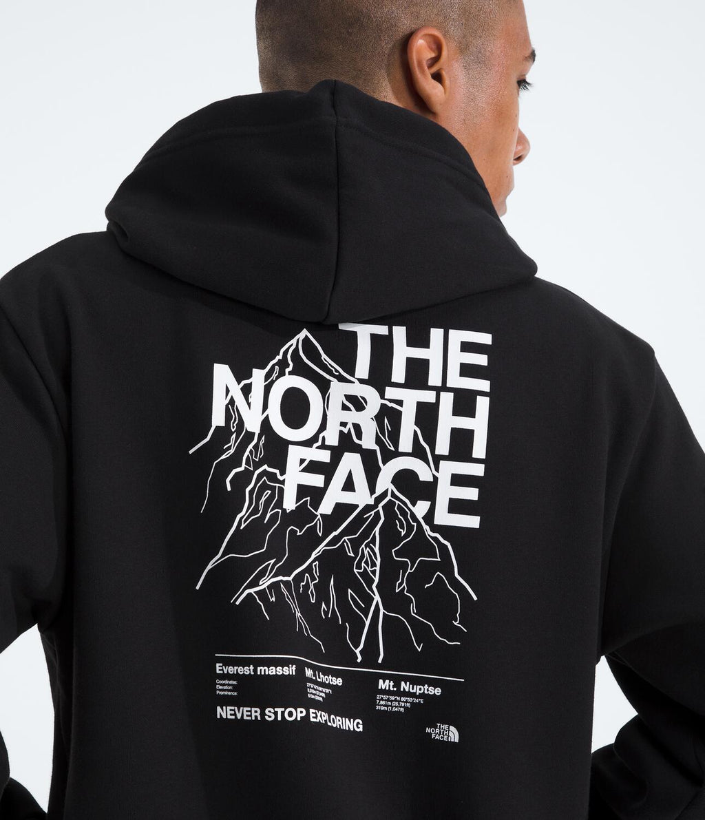 Buzo Evolution Half Dome Mtn Hoodie-Graphic Negro Hombre The North Face - imagen 3