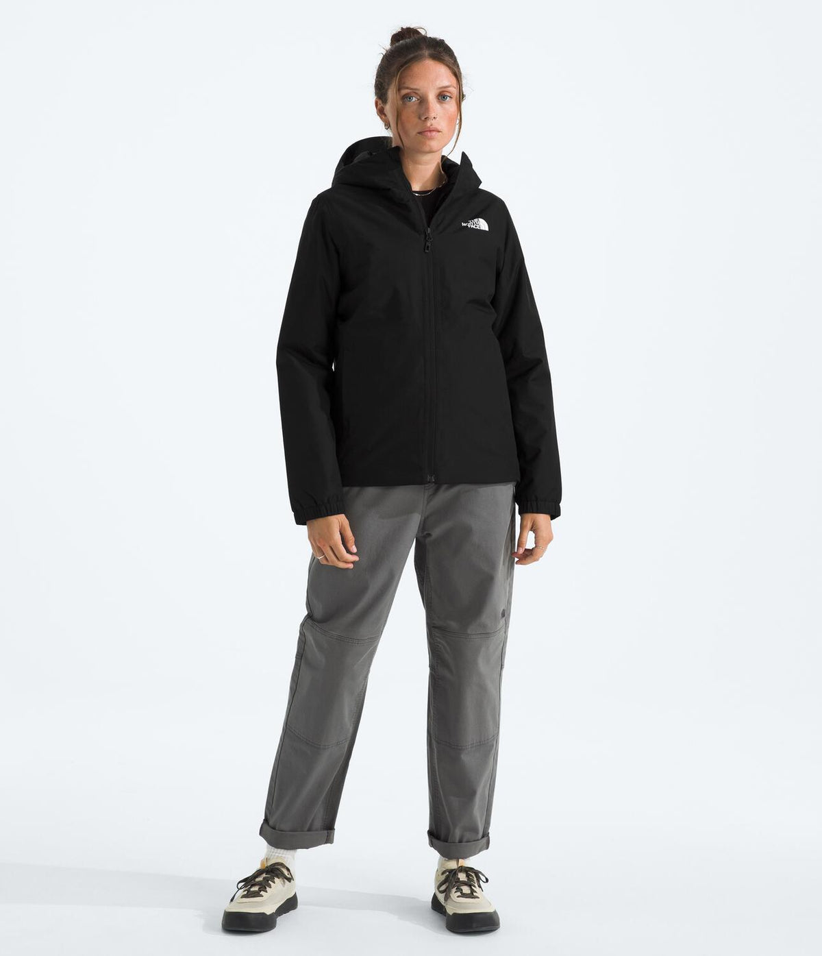 Chaqueta Impermeable Quest Mono Ins Jacket Negro Mujer The North Face