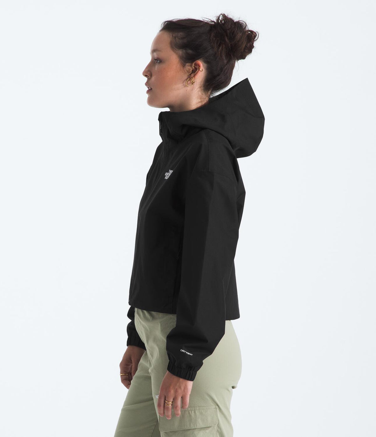 Chaqueta Impermeable Quest Mono Cropped Jacket Negro Mujer The North Face