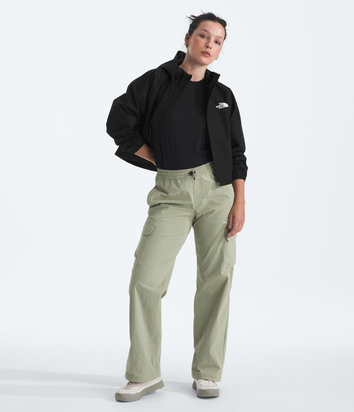 Chaqueta Impermeable Quest Mono Cropped Jacket Negro Mujer The North Face