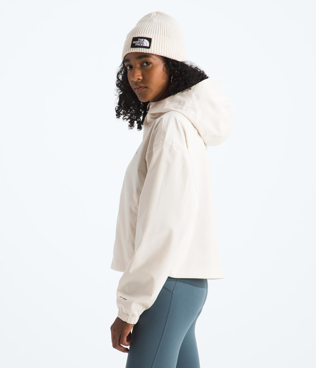 Chaqueta Impermeable Quest Mono Cropped Jacket Blanco Mujer The North Face