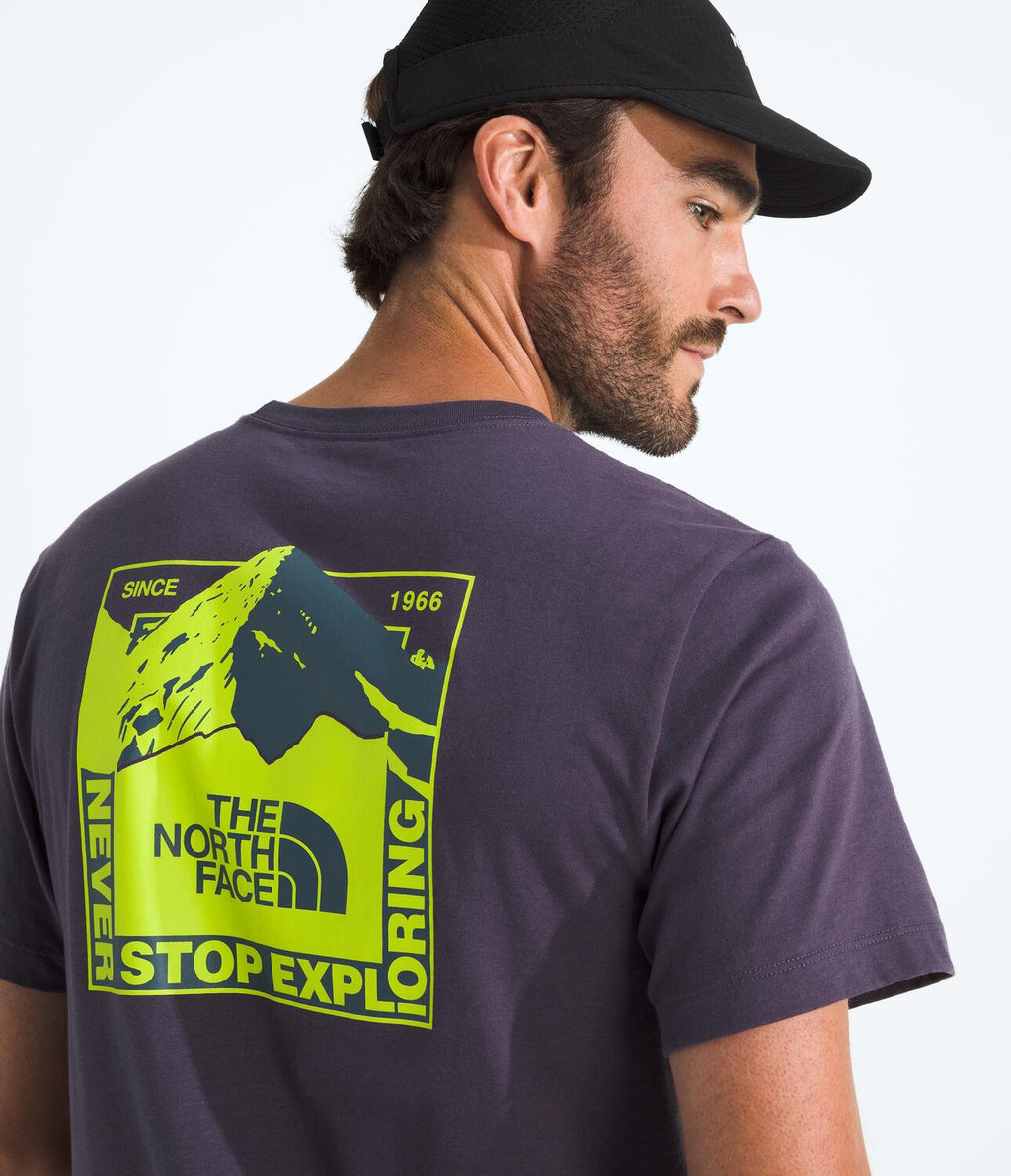 Camiseta Evolution Mountain Scape Short Sleeve Tee Graph Morada Hombre The North Face
