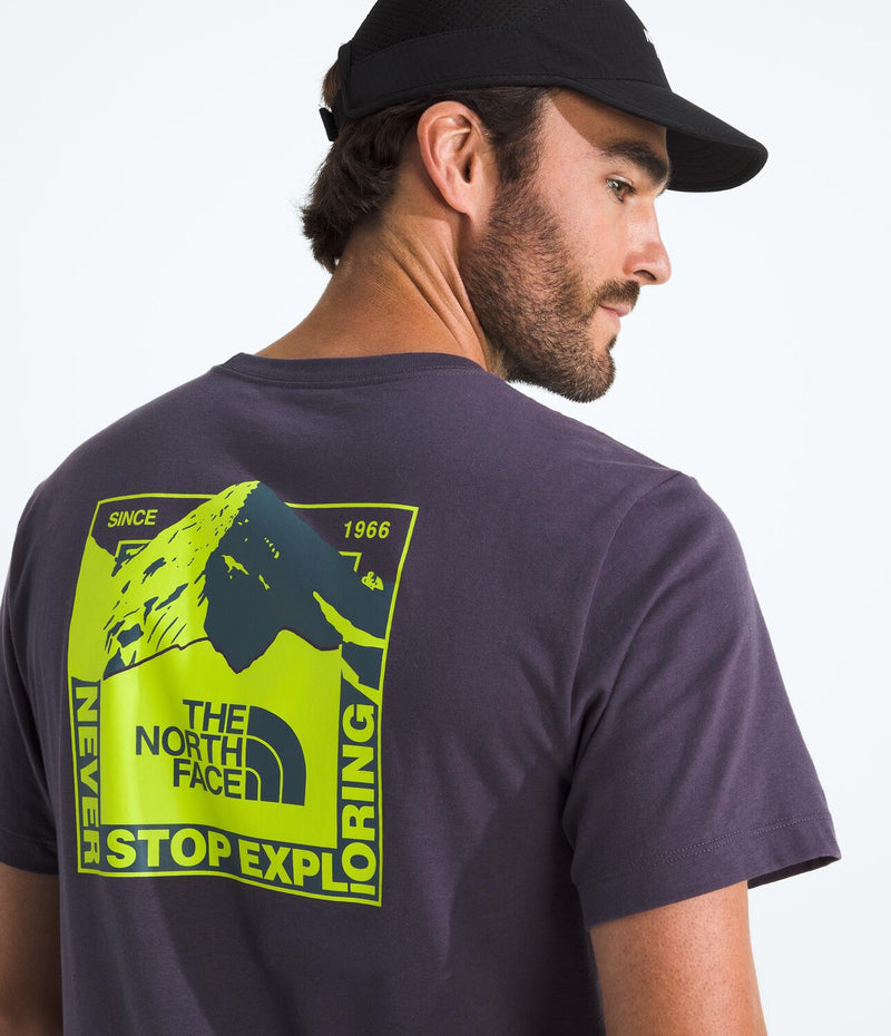 Camiseta Evolution Mountain Scape Short Sleeve Tee Graph Morada Hombre The North Face