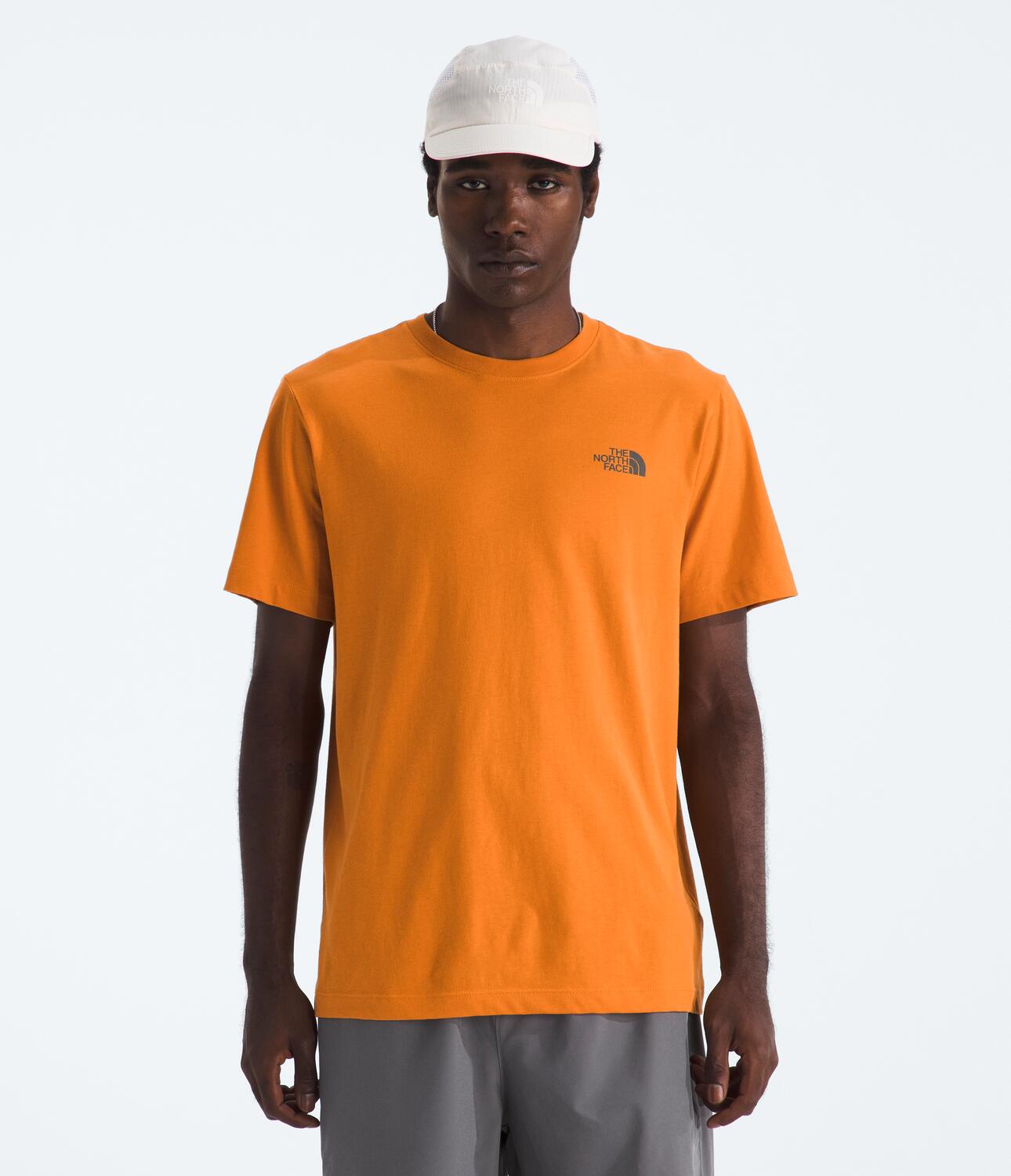 Camiseta Evolution Stay Exploring Short Sleeve Tee Graph Naranja Hombre The North Face