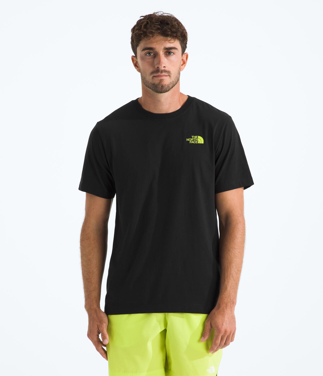 Camiseta Evolution Stay Exploring Short Sleeve Tee Graph Negra Hombre The North Face
