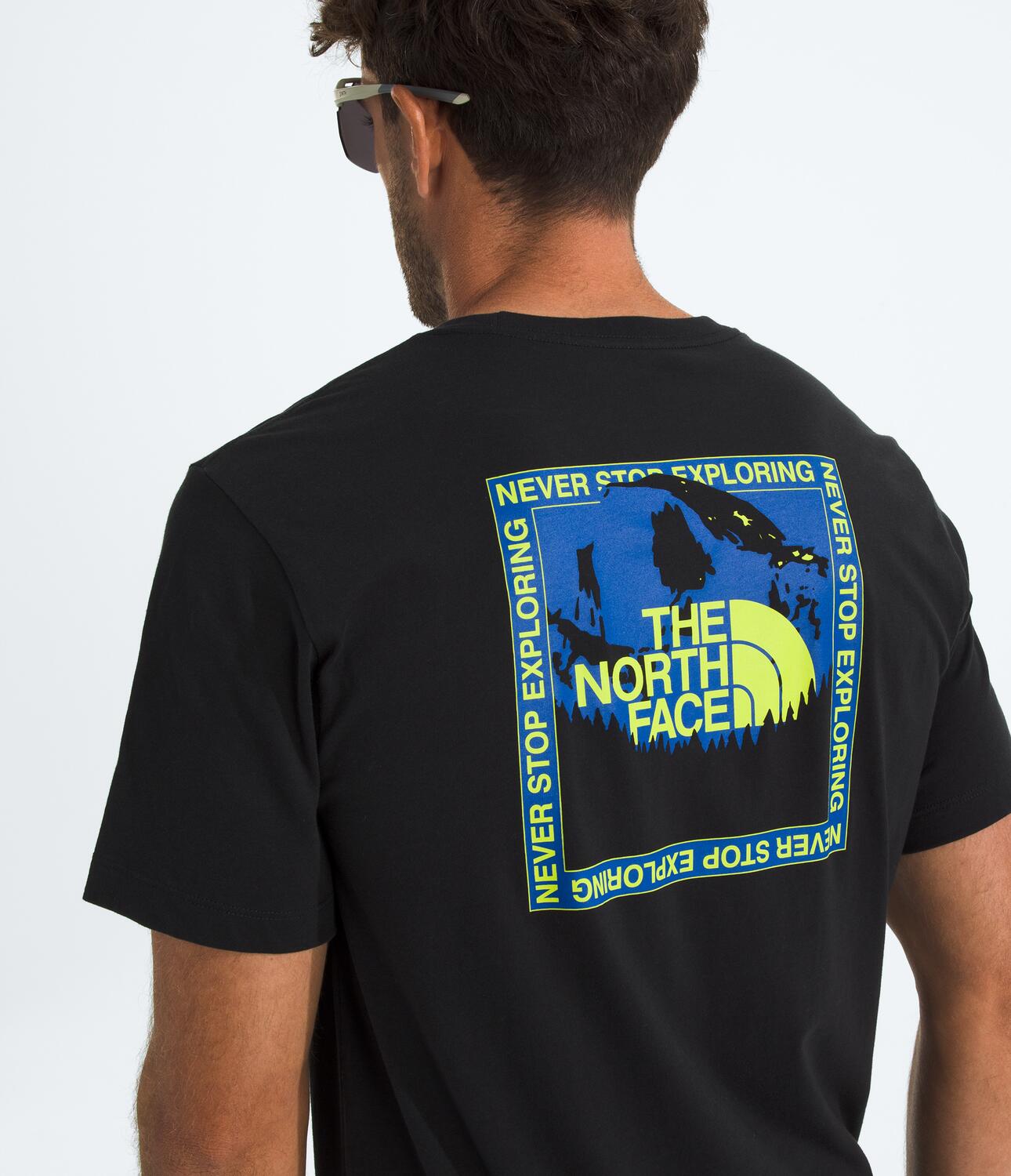 Camiseta Evolution Stay Exploring Short Sleeve Tee Graph Negra Hombre The North Face