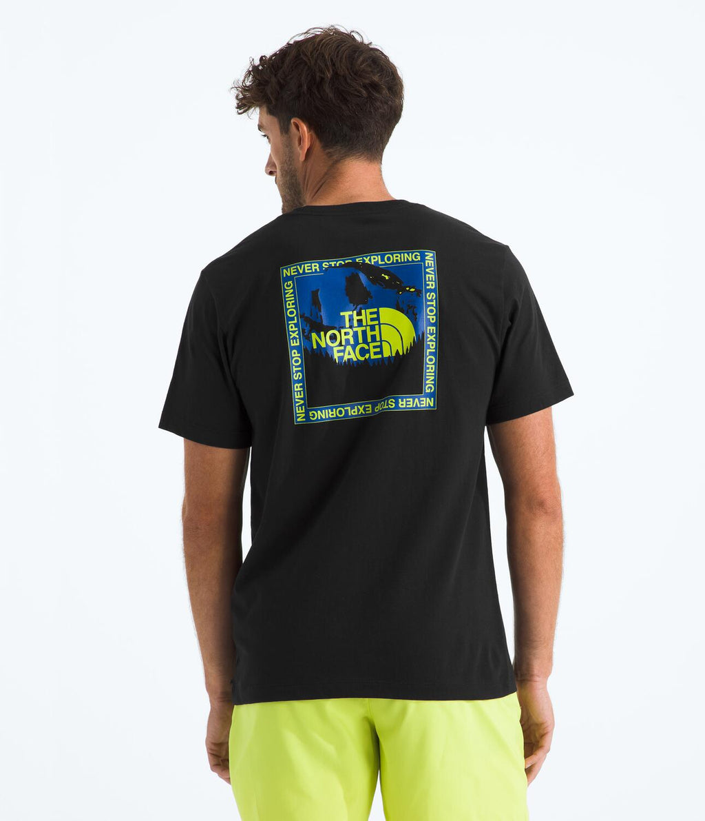 Camiseta Evolution Stay Exploring Short Sleeve Tee Graph Negra Hombre The North Face