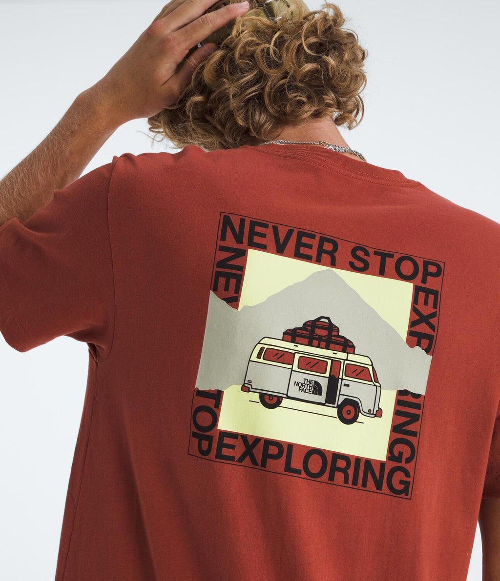Camiseta Evolution Escape The City Short Sleeve Tee Graph Roja Hombre The North Face