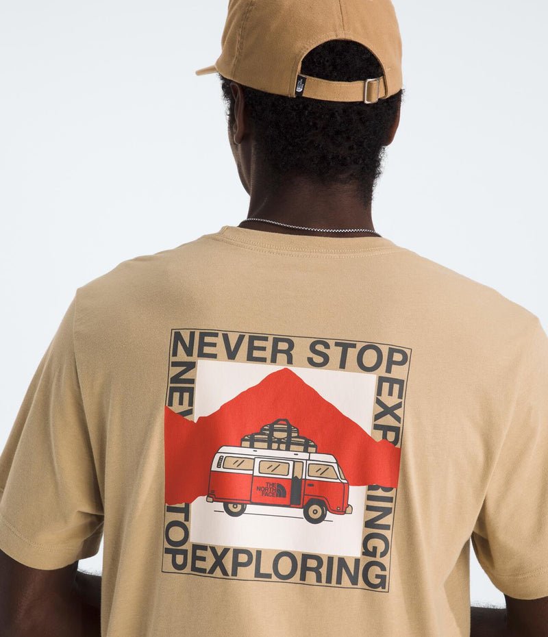 Camiseta Evolution Escape The City Short Sleeve Tee Graph Beige Hombre The North Face
