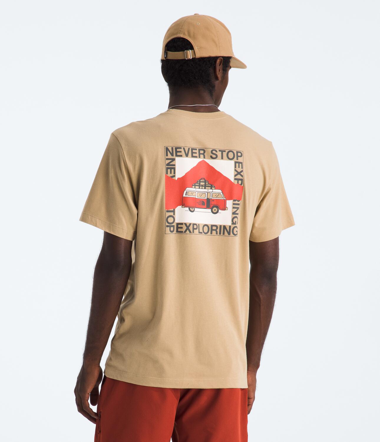 Camiseta Evolution Escape The City Short Sleeve Tee Graph Beige Hombre The North Face