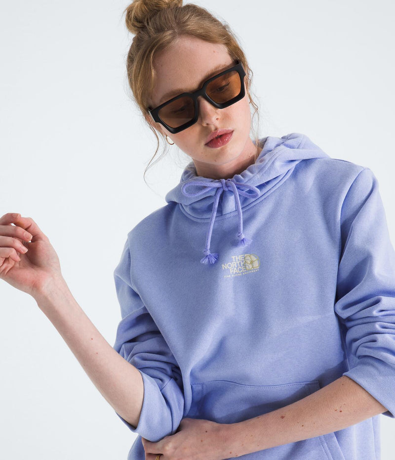 Buzo Evolution Floral Alpine Hoodie Graphic Azul Mujer The North Face