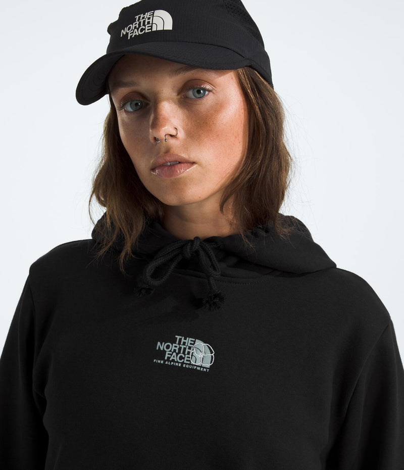 Buzo Evolution Floral Alpine Hoodie Graphic Negro Mujer The North Face