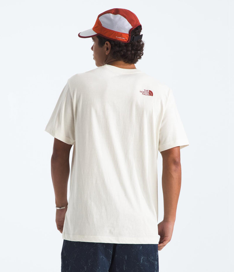Camiseta Evolution Indigo Illusion Short Sleeve Tee Graph Blanca Hombre The North Face