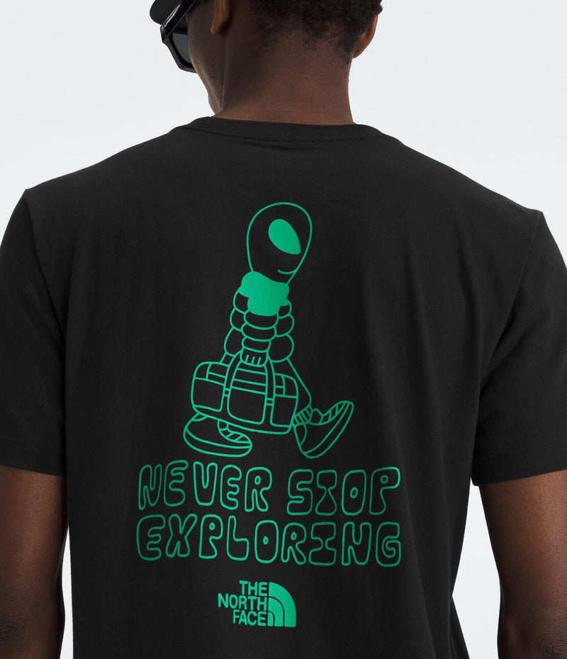 Camiseta Evolution Celestial Drift Short Sleeve Tee Graph Negra Hombre The North Face