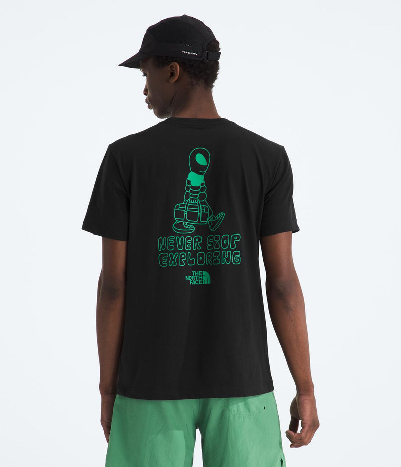 Camiseta Evolution Celestial Drift Short Sleeve Tee Graph Negra Hombre The North Face