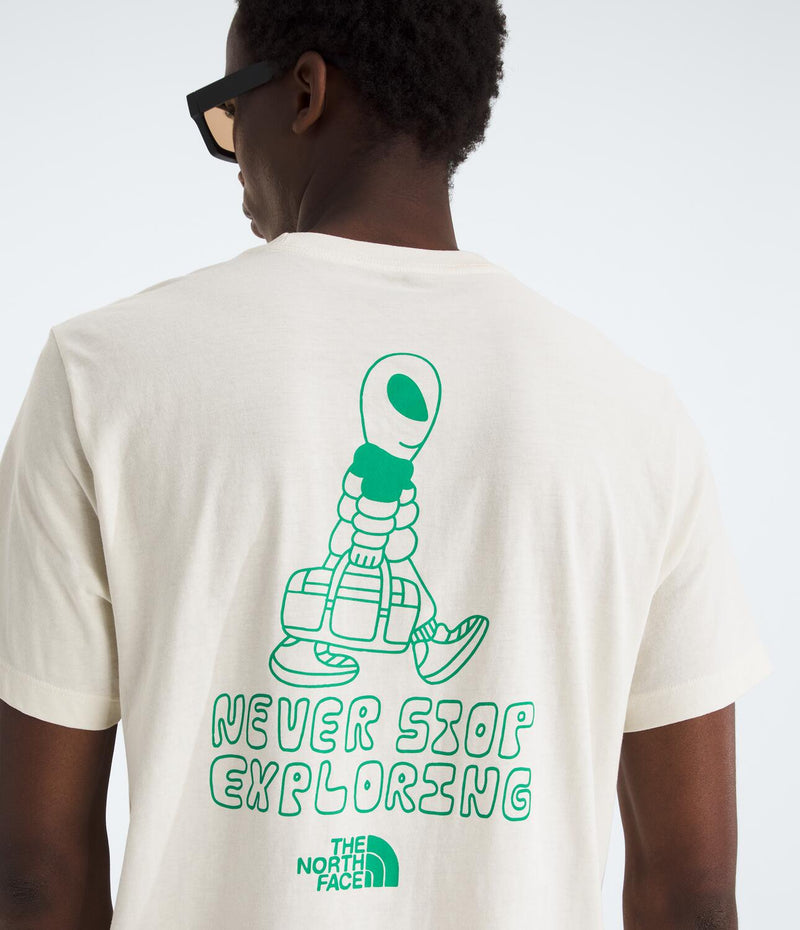 Camiseta Evolution Celestial Drift Short Sleeve Tee Graph Blanca Hombre The North Face