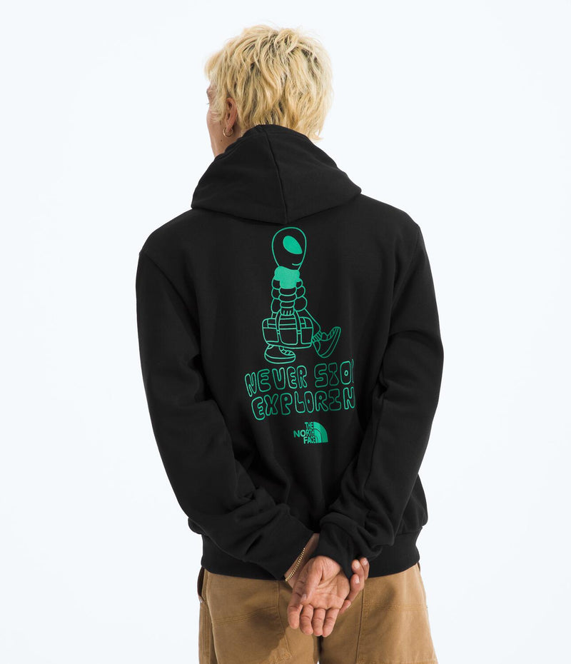 Buzo Evolution Celestial Drift Hoodie Graphic Negro Hombre The North Face
