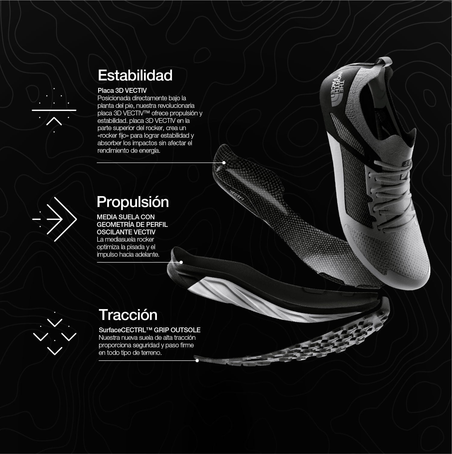 Tenis Vectiv Infinite 2 Futurelight Verdes Mujer The North Face - imagen 5