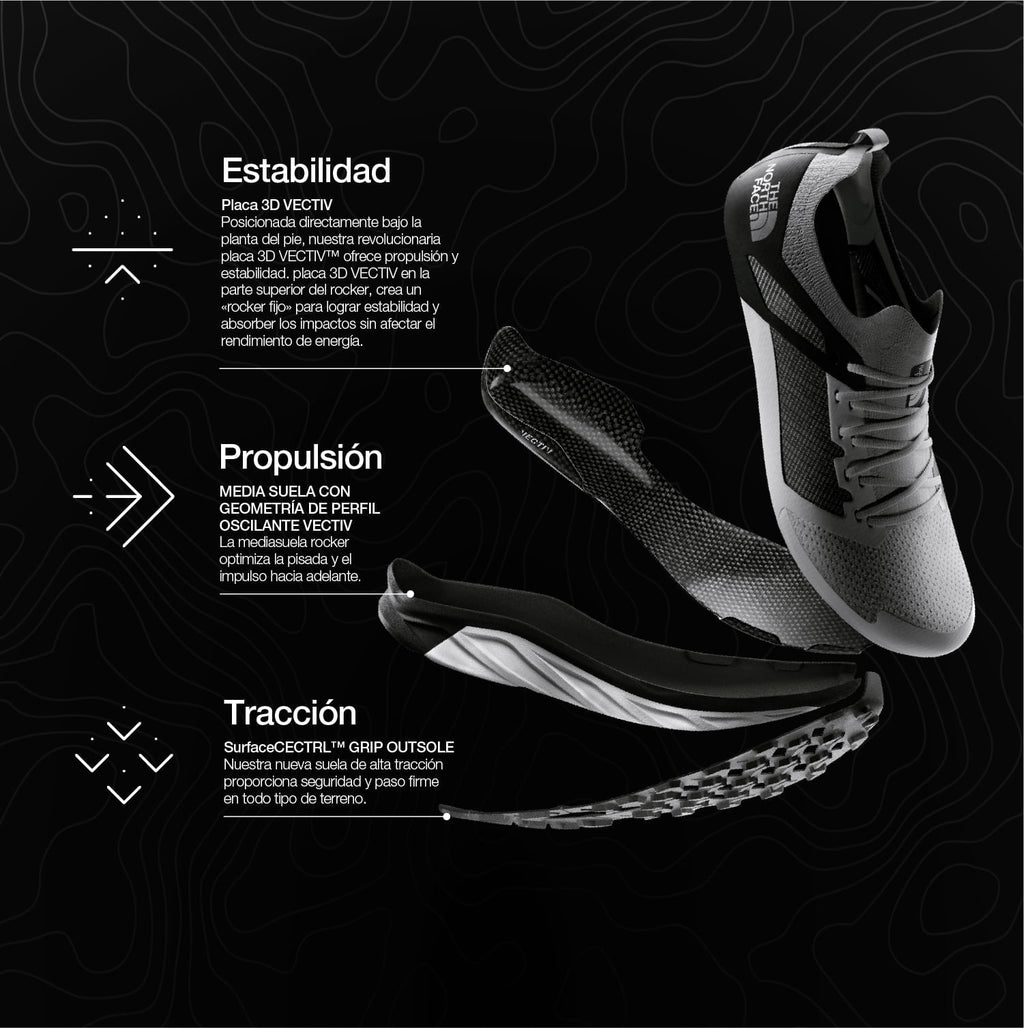 Tenis Vectiv Infinite 2 Futurelight Gris Mujer The North Face - imagen 5